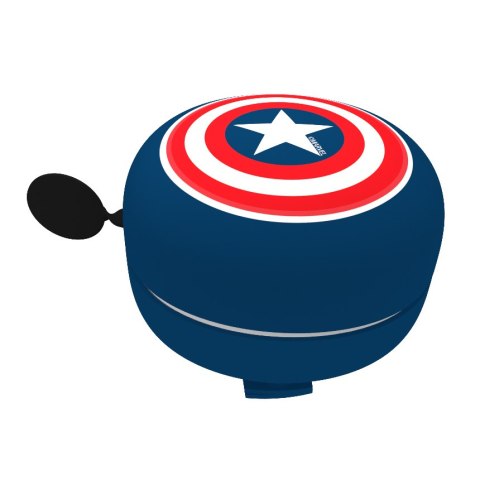 DZWONEK DO ROWERU RETRO 6CM CAPTAIN AMERICA