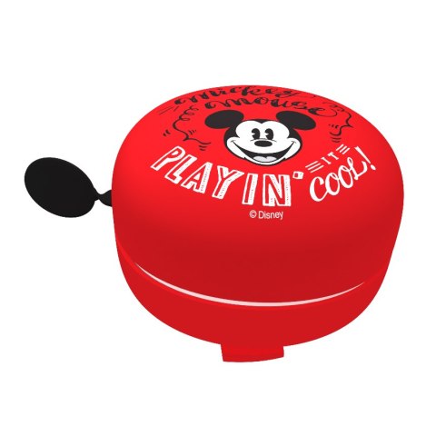 DZWONEK DO ROWERU RETRO 6CM MICKEY RED