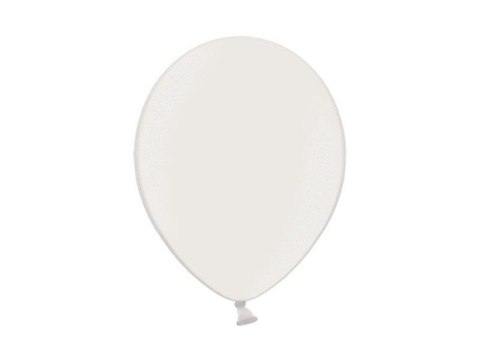 Balony Strong małe Metallic Pure White Białe 12cm, 100 szt.