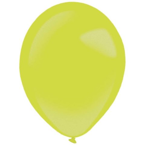 Balony lateksowe Kiwi, Decorator Metallic Kiwi Green, 35cm, 50 szt.