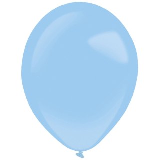 Balony lateksowe Niebieski, Decorator Standard Pastel Blue, 35cm, 50 szt.