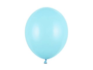 Balony lateksowe Strong, Błękitne, Pastel Light Blue 12cm, 100 szt.