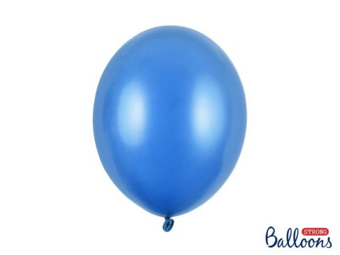 Balony lateksowe Strong, Chabrowe, Metallic Cornflower Blue, 30cm, 100 szt.