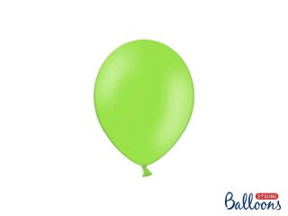 Balony lateksowe Strong, Jasno Zielone, Pastel Bright Green, 12cm, 100 szt.