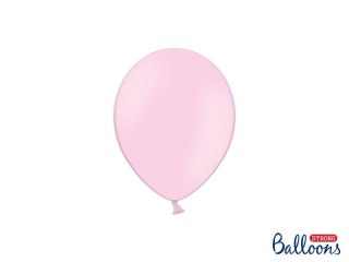 Balony lateksowe Strong, Różowe, Pastel Baby Pink, 12cm, 100 szt.