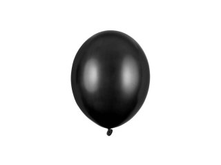 Balon lateksowe Strong, Czarne, Metallic Black, 12cm, 100 szt.