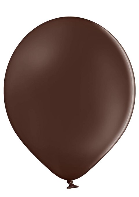 Balony lateksowe B105, Brązowe, Pastel Cocoa Brown, 30cm, 100 sztuk