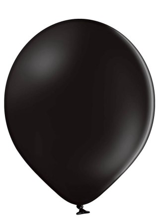 Balony lateksowe B105 Czarne, Pastel Black, 30cm, 100 sztuk