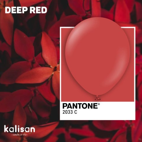 Balony lateksowe Deep Red, czerwony 13 cm, 100 szt.