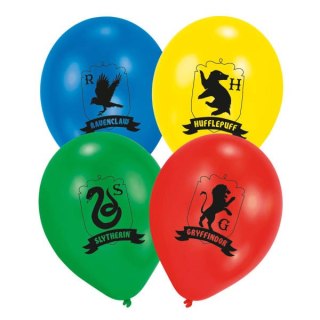 Balony lateksowe Harry Potter Domy Hogwartu, 28 cm, 6 szt.