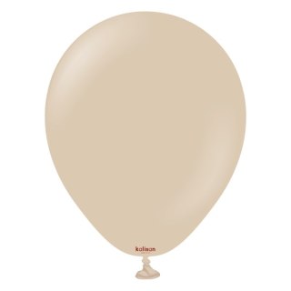 Balony lateksowe Hazelnut, beżowy 13 cm, 100 szt.