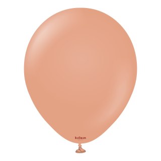 Balony lateksowe Kalisan Clay Pink, różowy 30 cm, 100 szt.