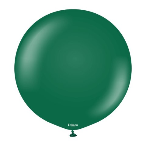 Balony lateksowe Kalisan Dark Green, c. zielony 60cm, 2 szt.