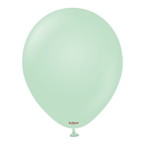 Balony lateksowe Kalisan Macaron Green, zielony, 30 cm, 100 szt.