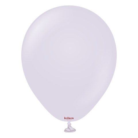 Balony lateksowe Kalisan Macaron Lilac, fioletowy, 13 cm, 100 szt.