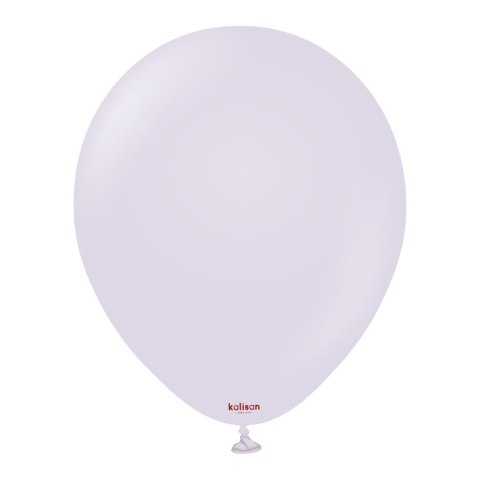 Balony lateksowe Kalisan Macaron Lilac, fioletowy, 30 cm, 100 szt.