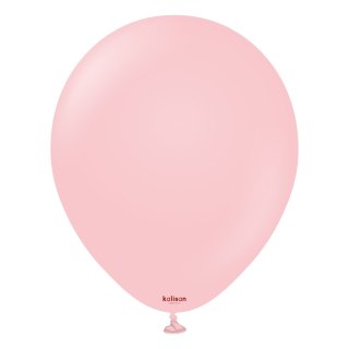 Balony lateksowe Kalisan Macaron Pink, różowy, 13 cm, 100 szt.