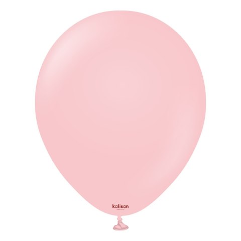 Balony lateksowe Kalisan Macaron Pink, różowy, 13 cm, 100 szt.