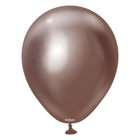 Balony lateksowe Kalisan Mirror Chocolate, 30 cm, 50 szt.