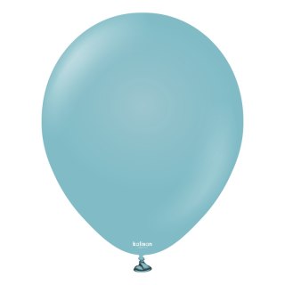 Balony lateksowe Kalisan Retro Blue Glass niebieski 30 cm, 100 szt.