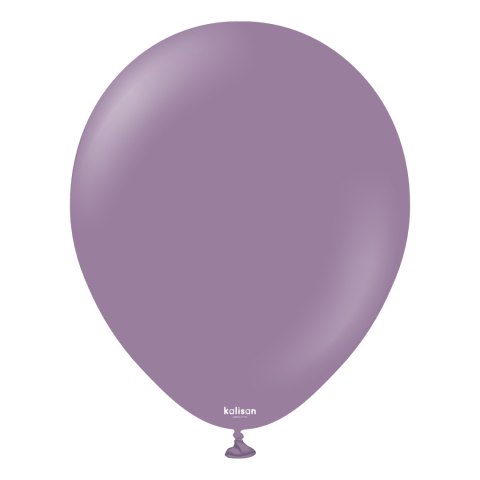 Balony lateksowe Kalisan Retro Lavender, fioletowy, 30 cm, 100 szt.