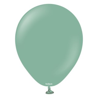 Balony lateksowe Kalisan Retro Sage, zielony, 30 cm, 100 szt.