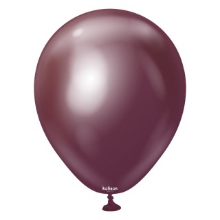 Balony lateksowe Mirror Burgundy, 13 cm, 100 szt.