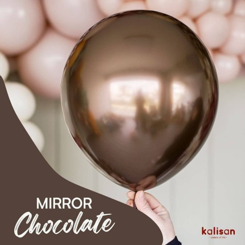 Balony lateksowe Mirror Chocolate, 13 cm, 100 szt.