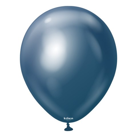 Balony lateksowe Mirror Navy, 13 cm, 100 szt.