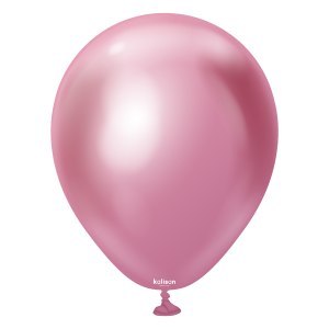 Balony lateksowe Mirror Pink, 13 cm, 100 szt.