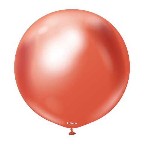 Balony lateksowe Mirror Red, czerwony, 45 cm, 25 szt.