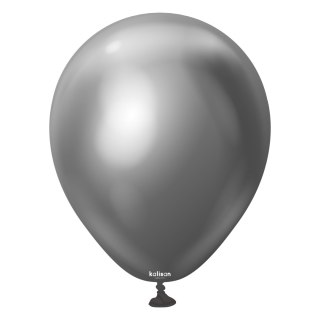 Balony lateksowe Mirror Space Grey, szary, 13 cm, 100 szt.