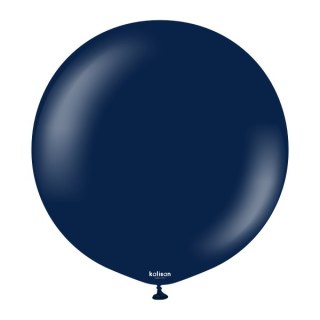 Balony lateksowe Navy, granat 60 cm, 2 szt.