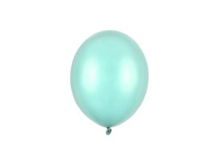 Balony lateksowe Strong, Miętowe, Metallic Mint Green 12cm, 100 szt.