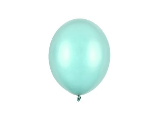 Balony lateksowe Strong, Miętowe, Metallic Mint Green, 30cm, 100 szt.