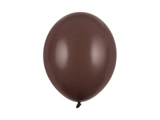 Balony lateksowe Strong, Pastelowe Kakaowy Brązowy, Pastel Cocoa Brown, 30cm, 100 szt.