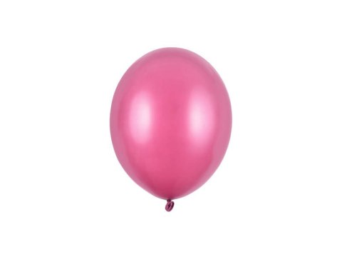 Balony lateksowe Strong, Różowe, Metallic Hot Pink, 12cm, 100 szt.