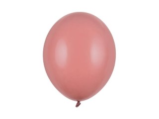 Balony lateksowe Strong, Różowe, Pastel Wild Rose, 30cm, 100 szt.