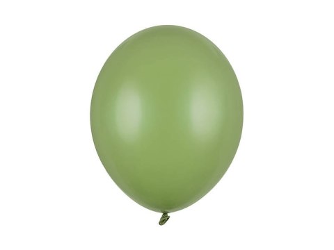 Balony lateksowe Strong, Zielone, Pastel Rosemary Green, 30cm, 100 szt.