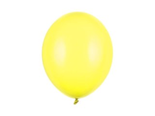 Balony lateksowe Strong, Żółte, Pastel Lemon Zest, 30cm, 100 szt