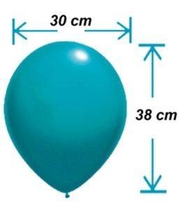 Balony urodzinowe złote Chrom Zum Geburtstag, 30cm, 50 szt.