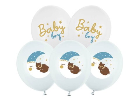 Balony 30 cm, Baby boy, 50szt.