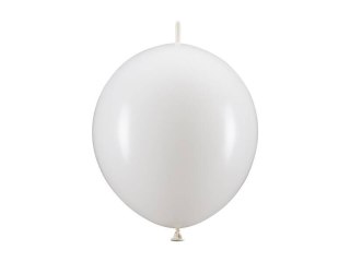 Balony E-Link białe z łącznikiem, 33cm, 20 szt.