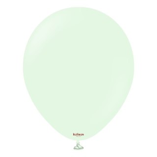 Balony Kalisan Macaron Pale Green, zielony, 30 cm, 100 szt.