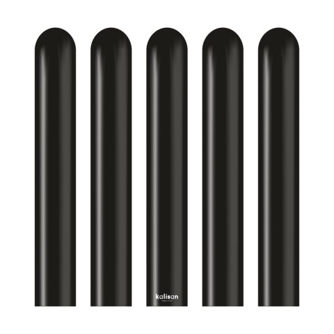 Balony do modelowania 260M, Standard Black, Czarne 115cm, 100 szt.