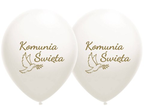 Balony lateksowe, Komunia Święta, 30cm, 50 szt.