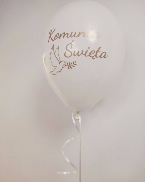 Balony lateksowe, Komunia Święta, 30cm, 50 szt.