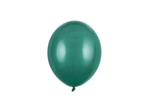 Balony lateksowe Strong Butelowa Zieleń, Pastel Bottle Green, 12cm, 100 szt