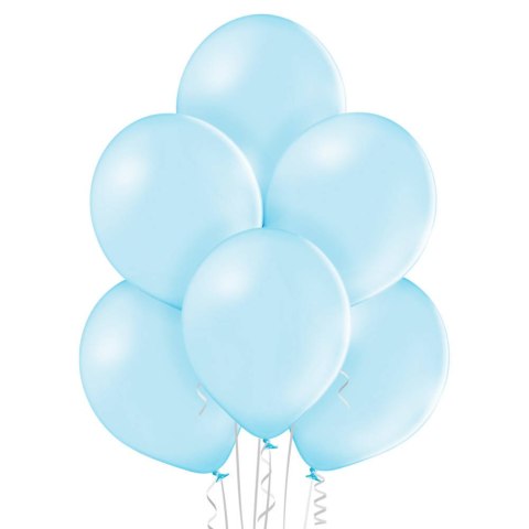 Balony lateksowe B105 Niebieskie, Pastel Sky Blue, 30cm, 100 sztuk