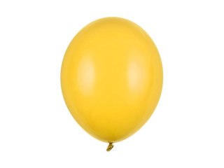 Balony lateksowe Strong, Żółte, Pastel Honey Yellow, 30cm, 100 szt.